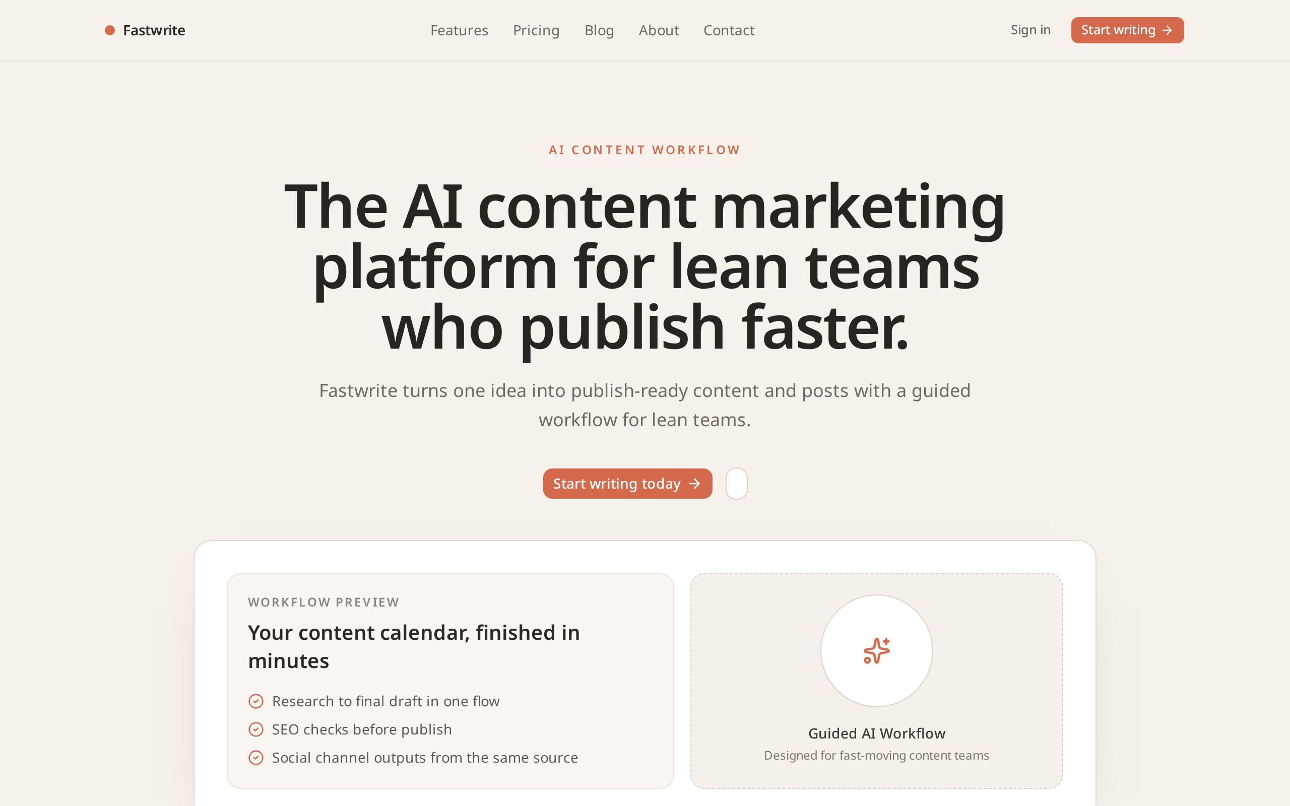 FastWrite screenshot